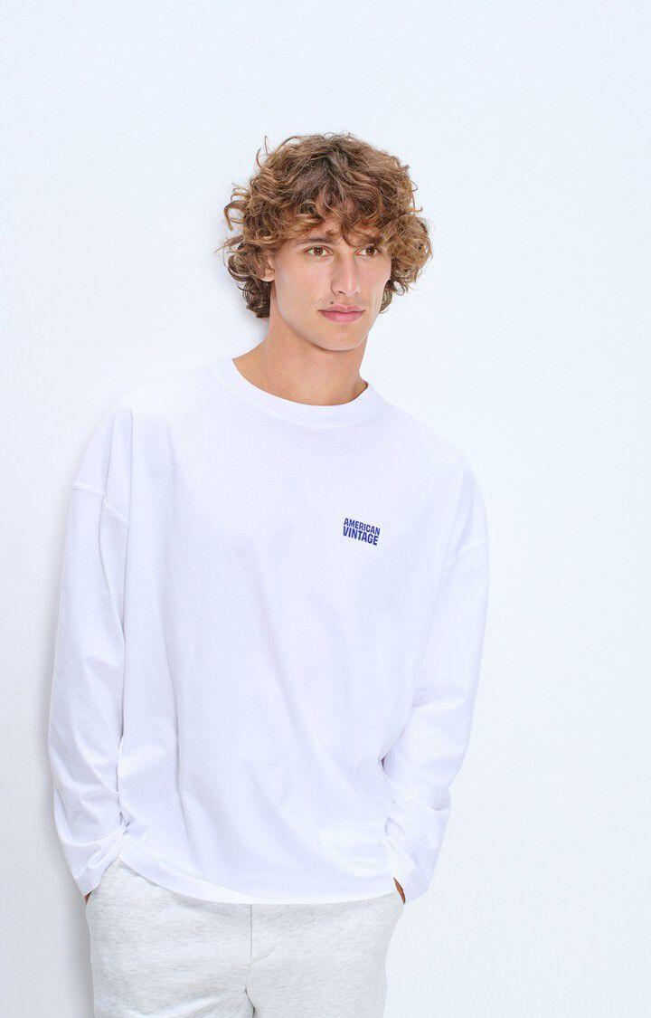 American Vintage Gixy Longsleeve Oversized Olymp Langarm-Shirt Herren Blau